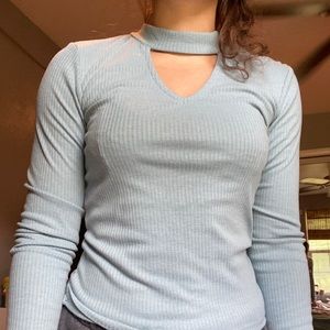 Keyhole Long Sleeve Shirt